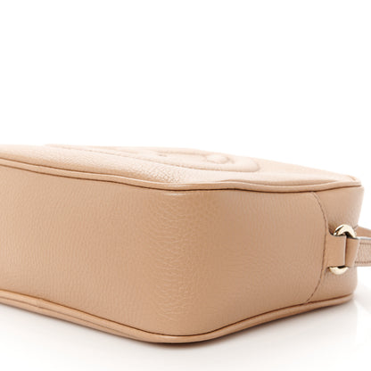 Gucci Pebbled Calfskin Small Soho Disco Bag Camelia 11 of 11