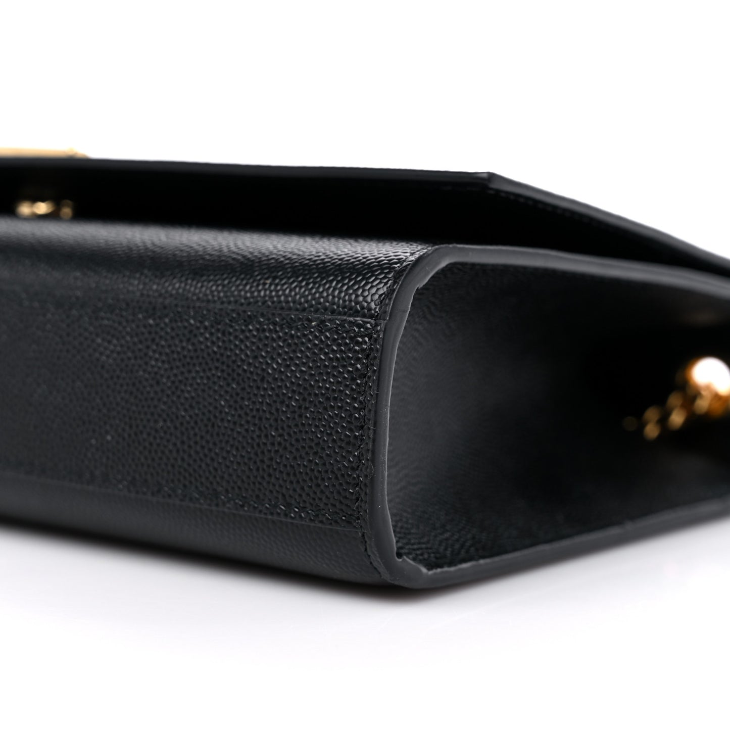 Grain De Poudre Medium Classic Monogram Kate Satchel Black
