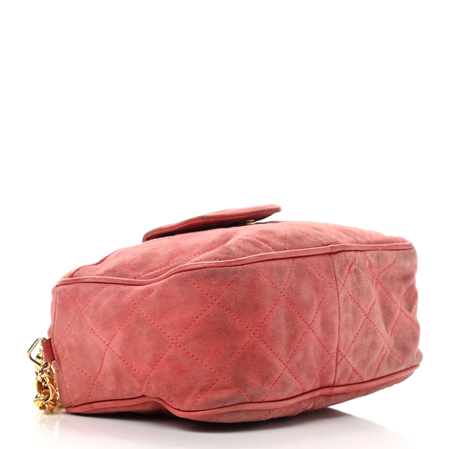 Suede CC Tassel Camera Case Pink