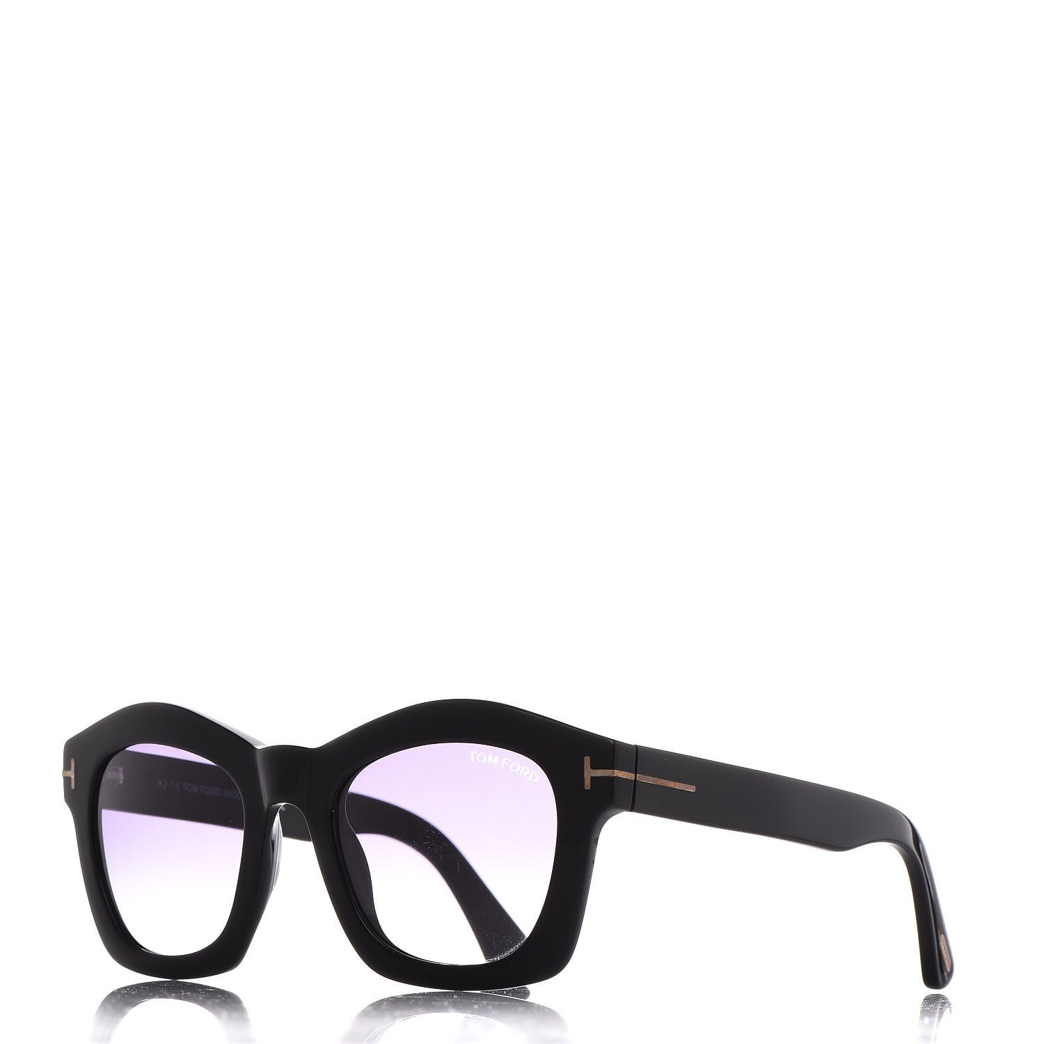 Tom Ford Greta Sunglasses TF431 Black 1 of 8