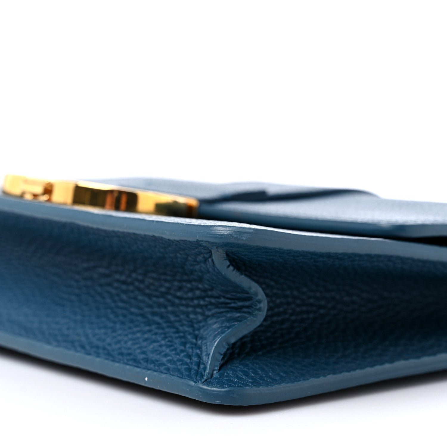 Christian Dior Grained Calfskin 30 Montaigne Flap Bag Blue 8 of 11