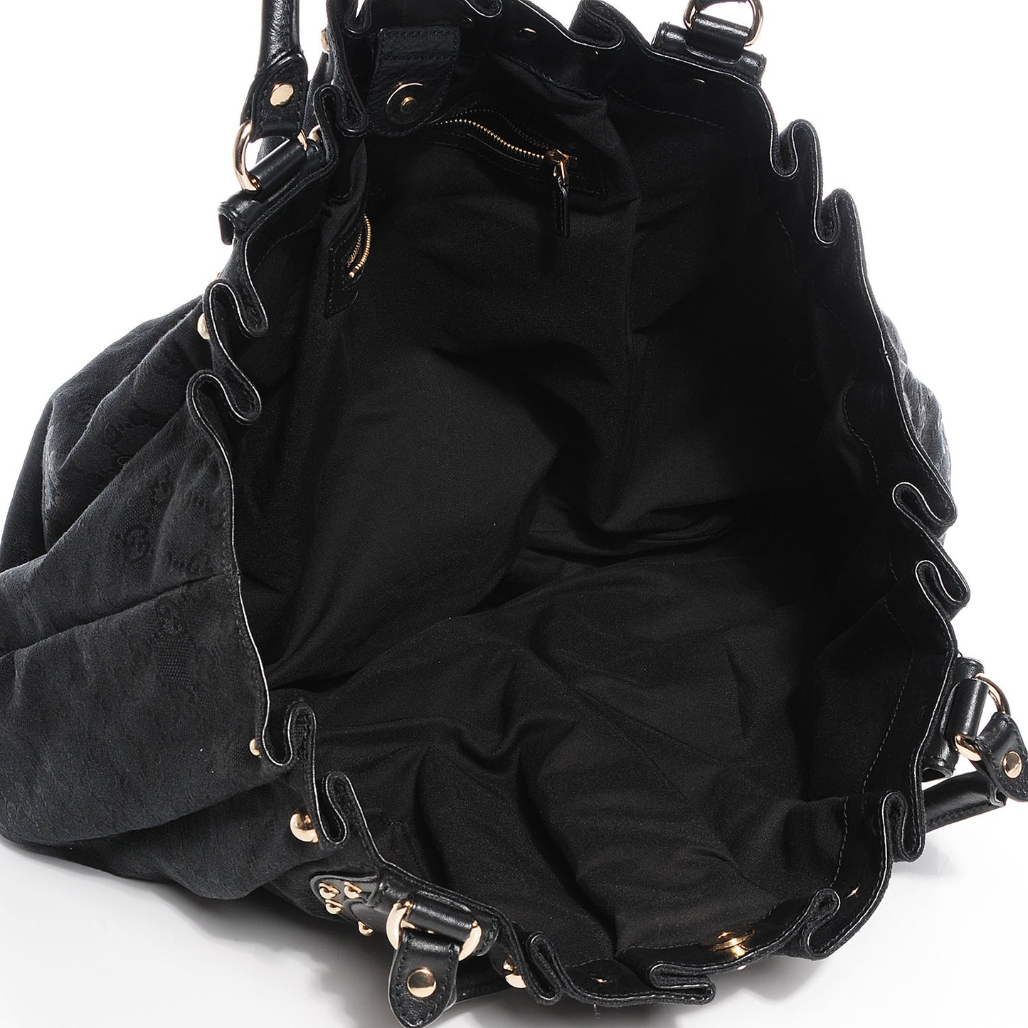 Monogram Studded Pelham Tote Black