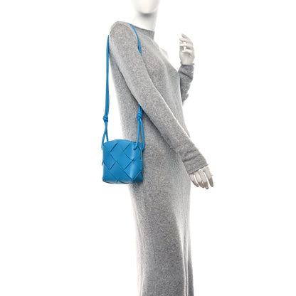 Bottega Veneta Lambskin Maxi Intrecciato Mini Cassette Camera Bag Pool 2 of 9