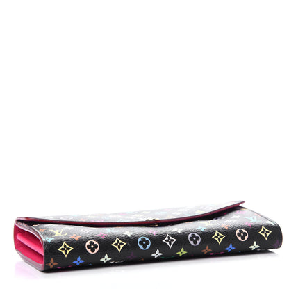 Louis Vuitton Monogram Multicolor Sarah Wallet NM Black Grenade 4 of 7
