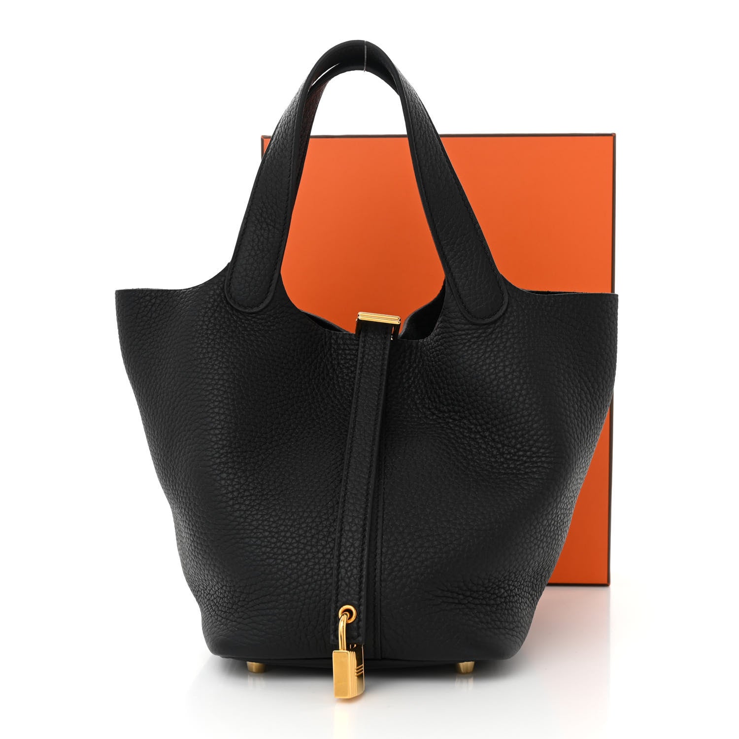 Hermes Taurillon Clemence Picotin Lock 18 PM Black 11 of 11