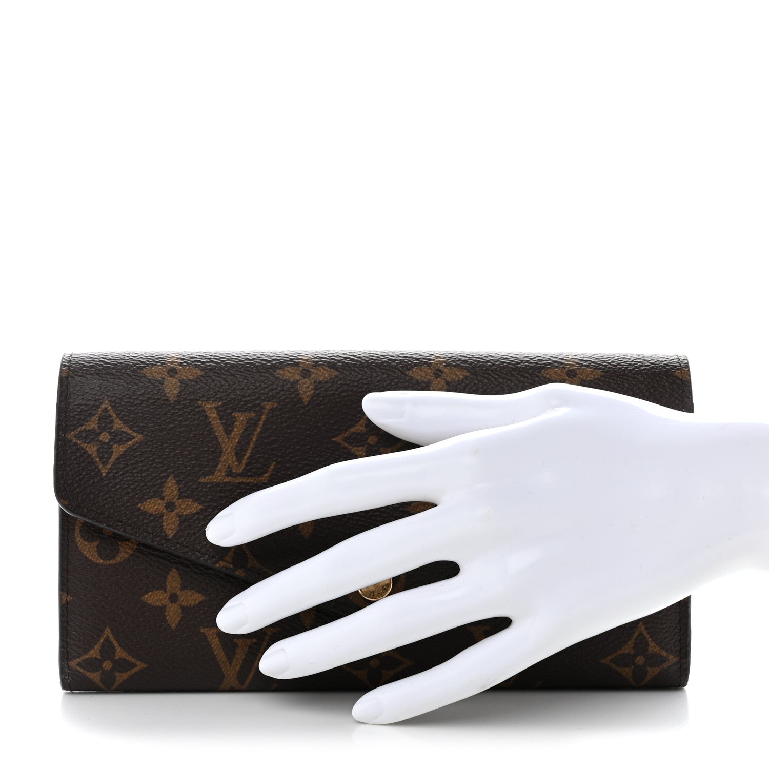 Louis Vuitton Monogram Sarah Wallet NM Rose Ballerine 2 of 11