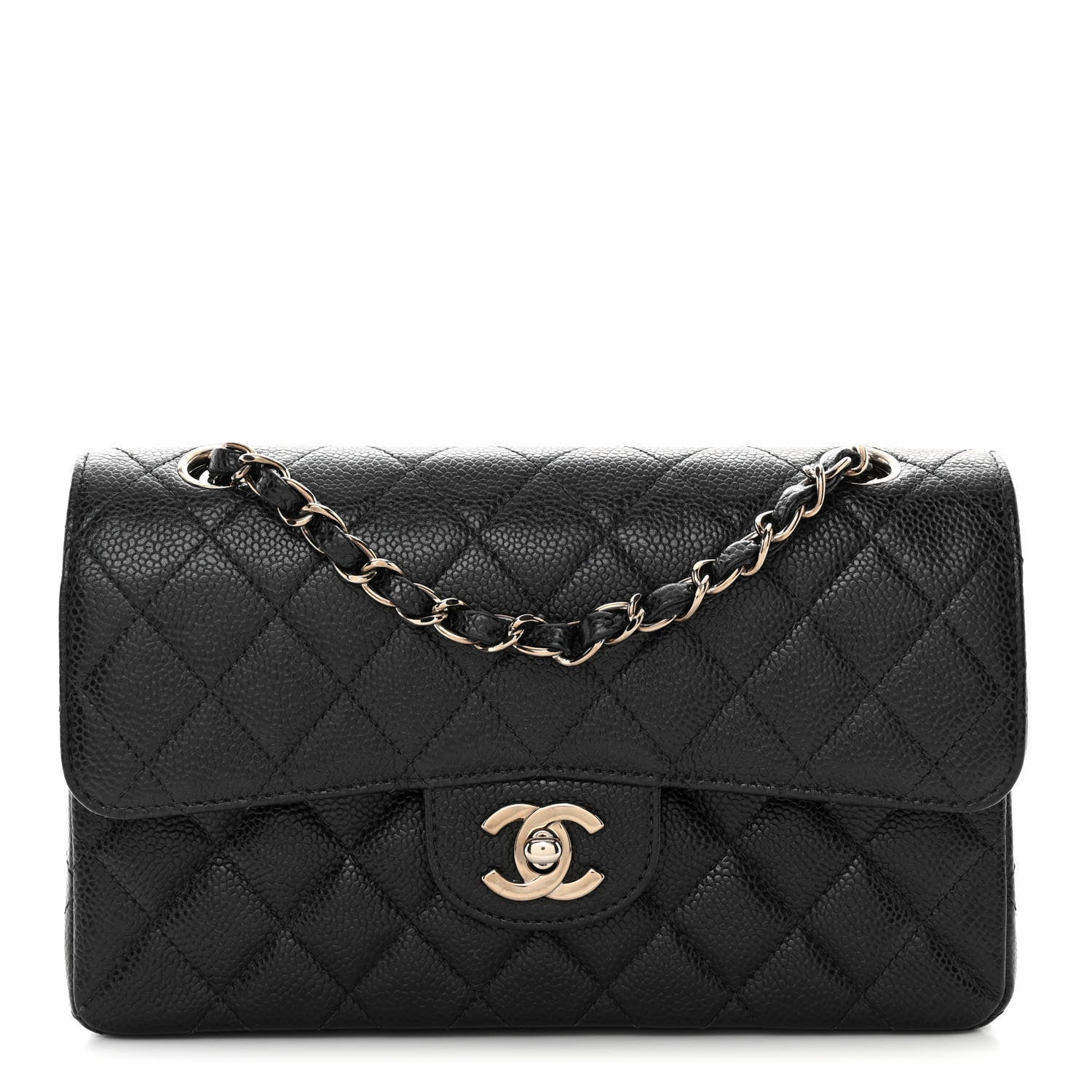 Chanel Caviar Quilted Small Double Flap Black 1 of 12