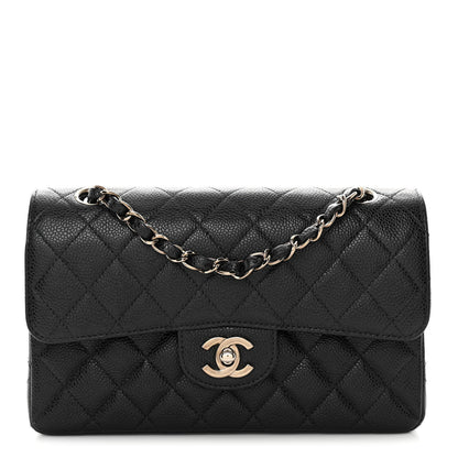 Chanel Caviar Quilted Small Double Flap Black 1 of 12