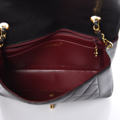 Chanel Lambskin Quilted Medium Single Flap Black 5 of 10