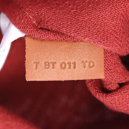 Hermes Canvas Swift Aline Grooming Bag Rouge H Gold 5 of 8