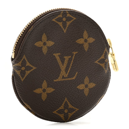 Louis Vuitton Monogram 2019 Christmas Animation Round Coin Purse Blue 3 of 10