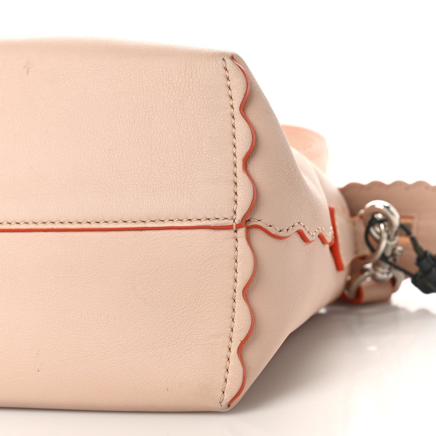 Vitello Dolce Scalloped Studded Medium By The Way Boston Bag Plaster