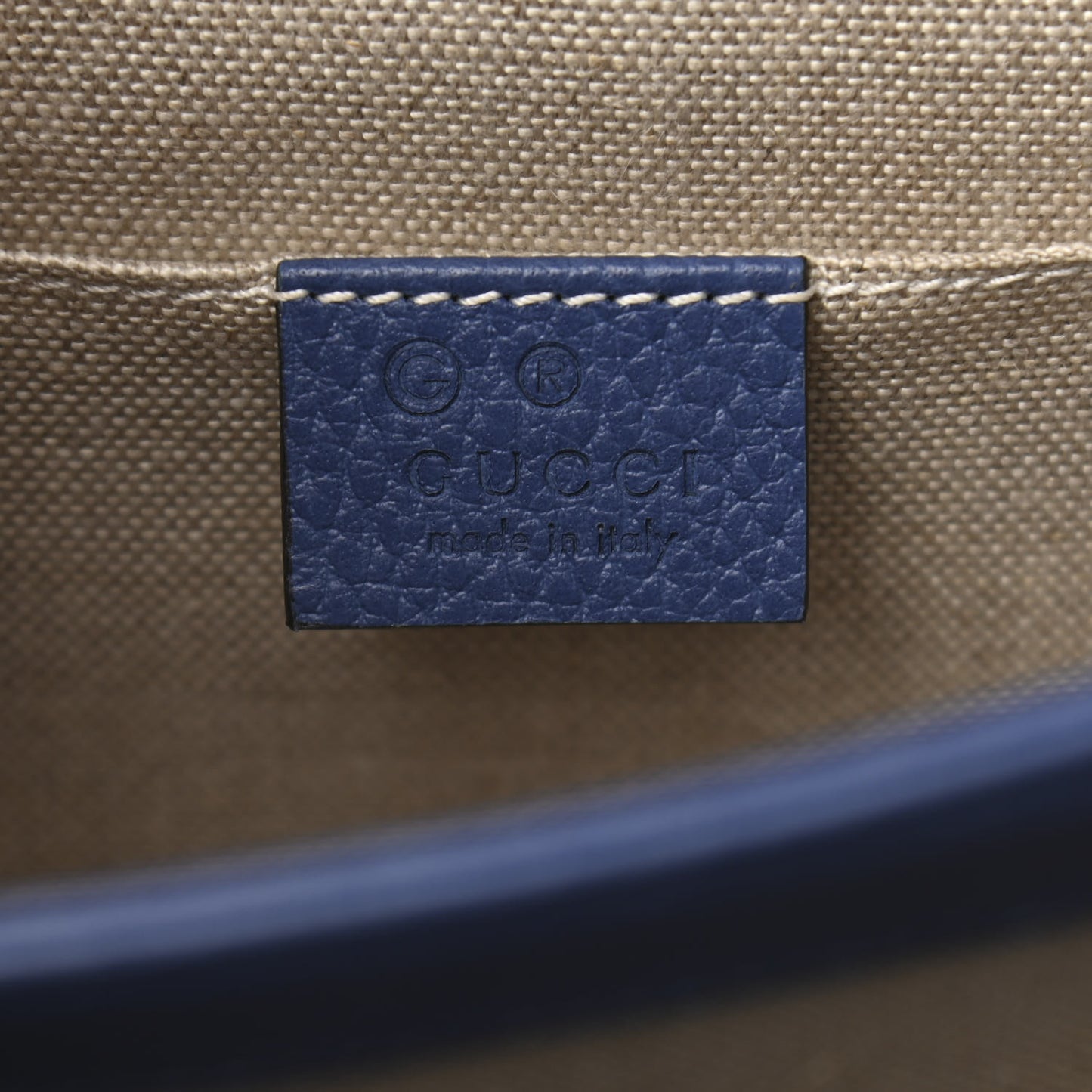 Dollar Calfskin Small Interlocking G Shoulder Bag Caspian