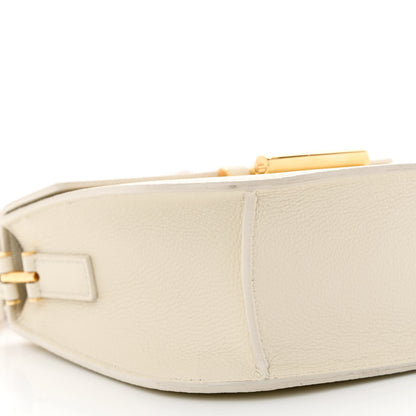 Tom Ford Grained Calfskin T Clasp Tara Crossbody Bag White 8 of 12