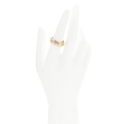 Cartier 18K Pink Yellow White Gold Classic Trinity Ring 54 6.75 2 of 5