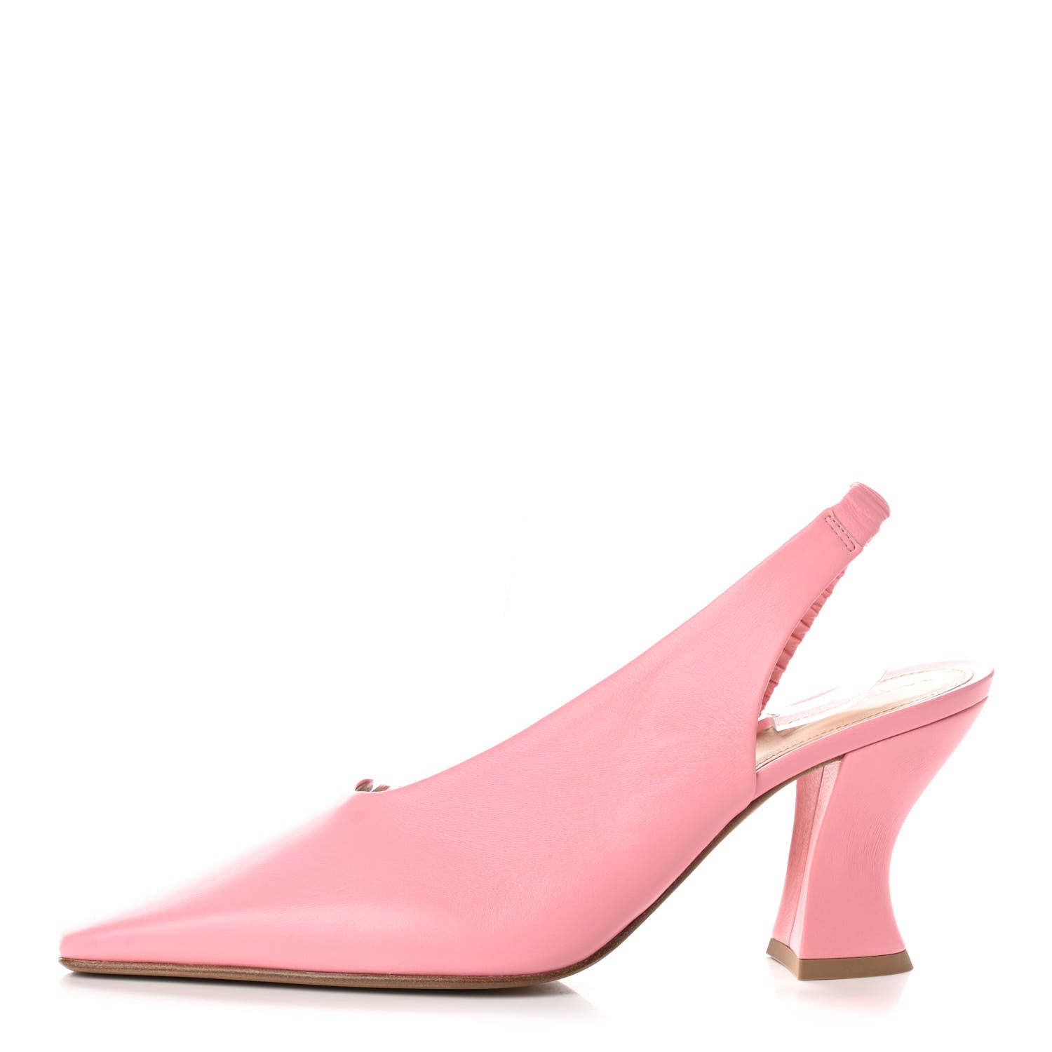 Bottega Veneta Nappa Almond Slingback Pumps 39.5 Blossom 1 of 7