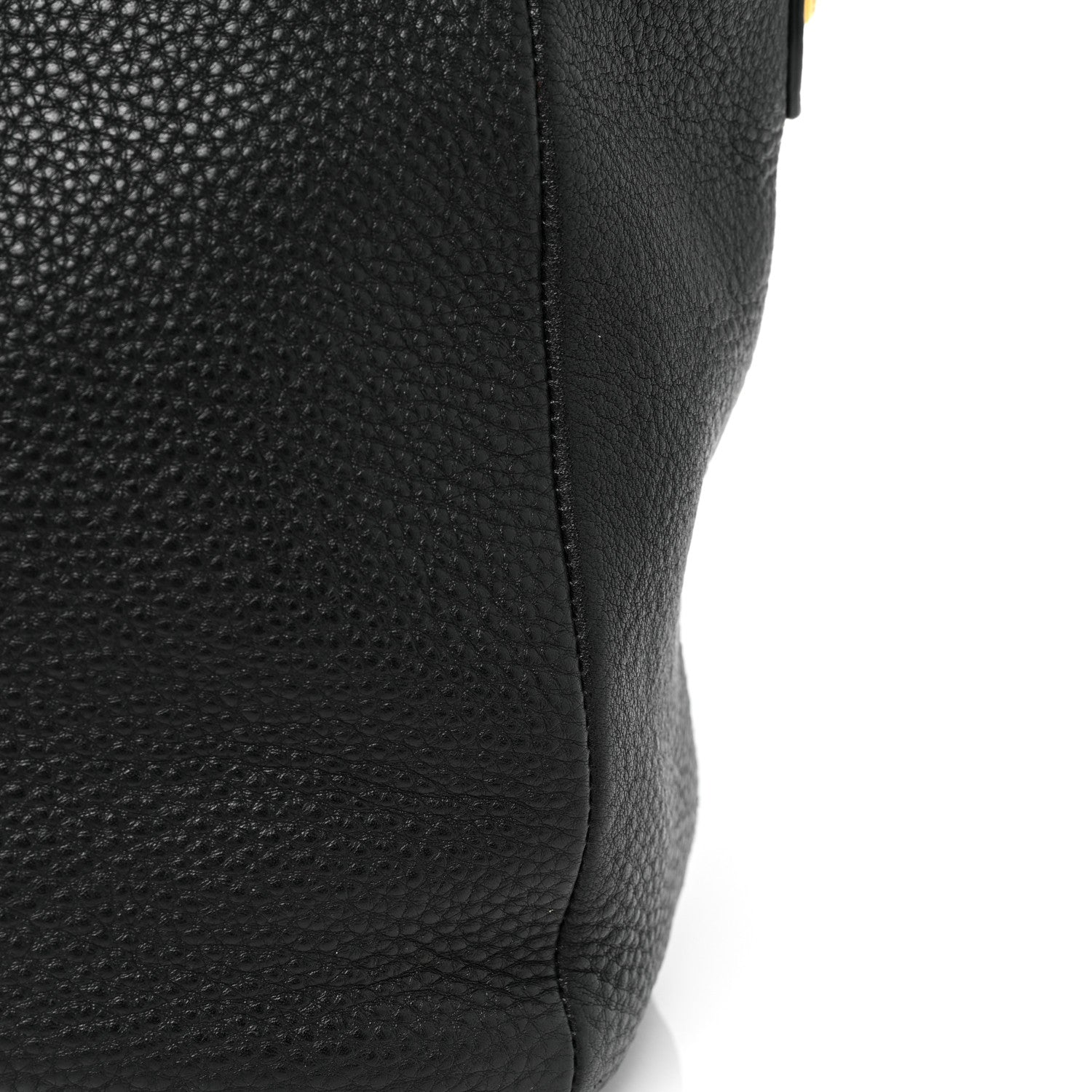 Prada Vitello Daino Tote Black 10 of 11