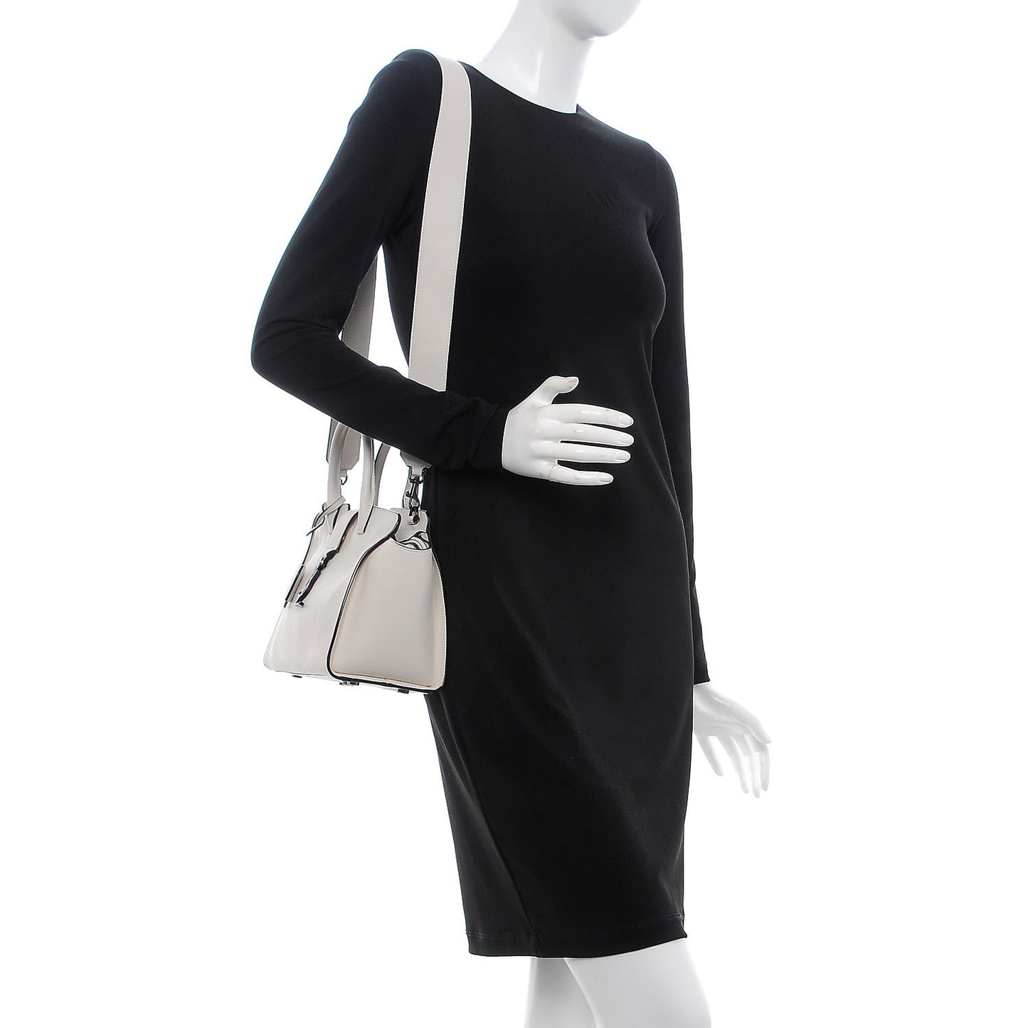 Smooth Calfskin Baby Monogram Downtown Cabas Porcellana