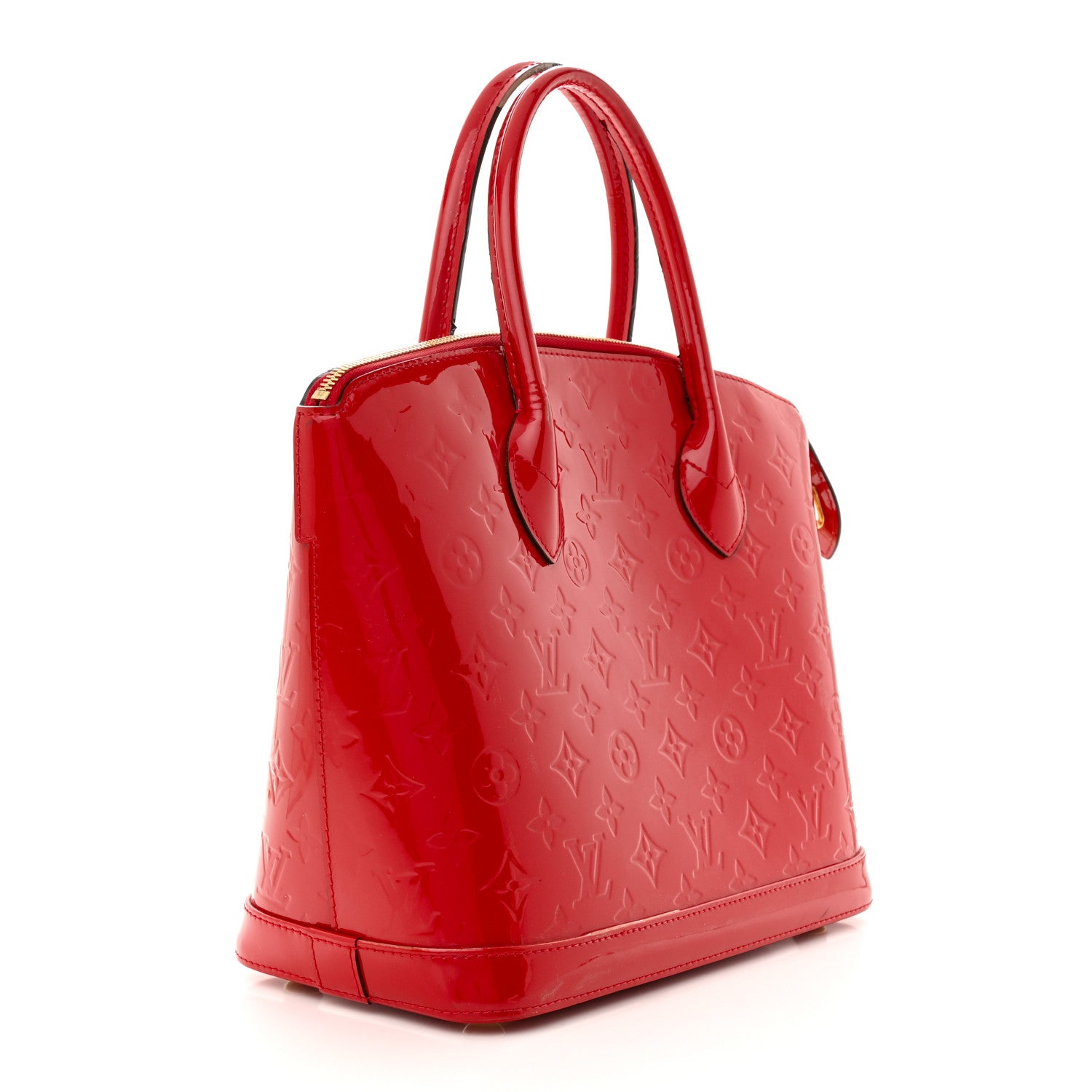 Louis Vuitton Vernis Lockit PM Cherry 3 of 13