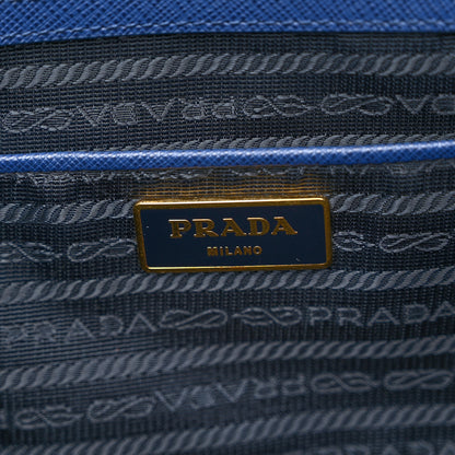 Prada Saffiano Lux Large Galleria Double Zip Tote Bluette 6 of 10