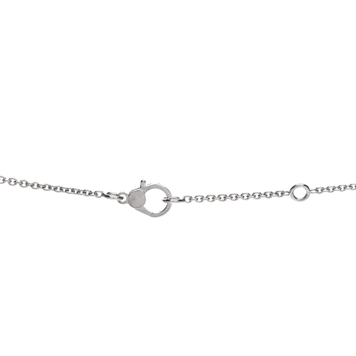 18K White Gold Diamond Finesse Pendant Necklace