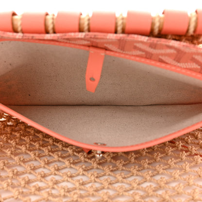 Goyard Goyardine Net Aligre Tote Coral 6 of 10
