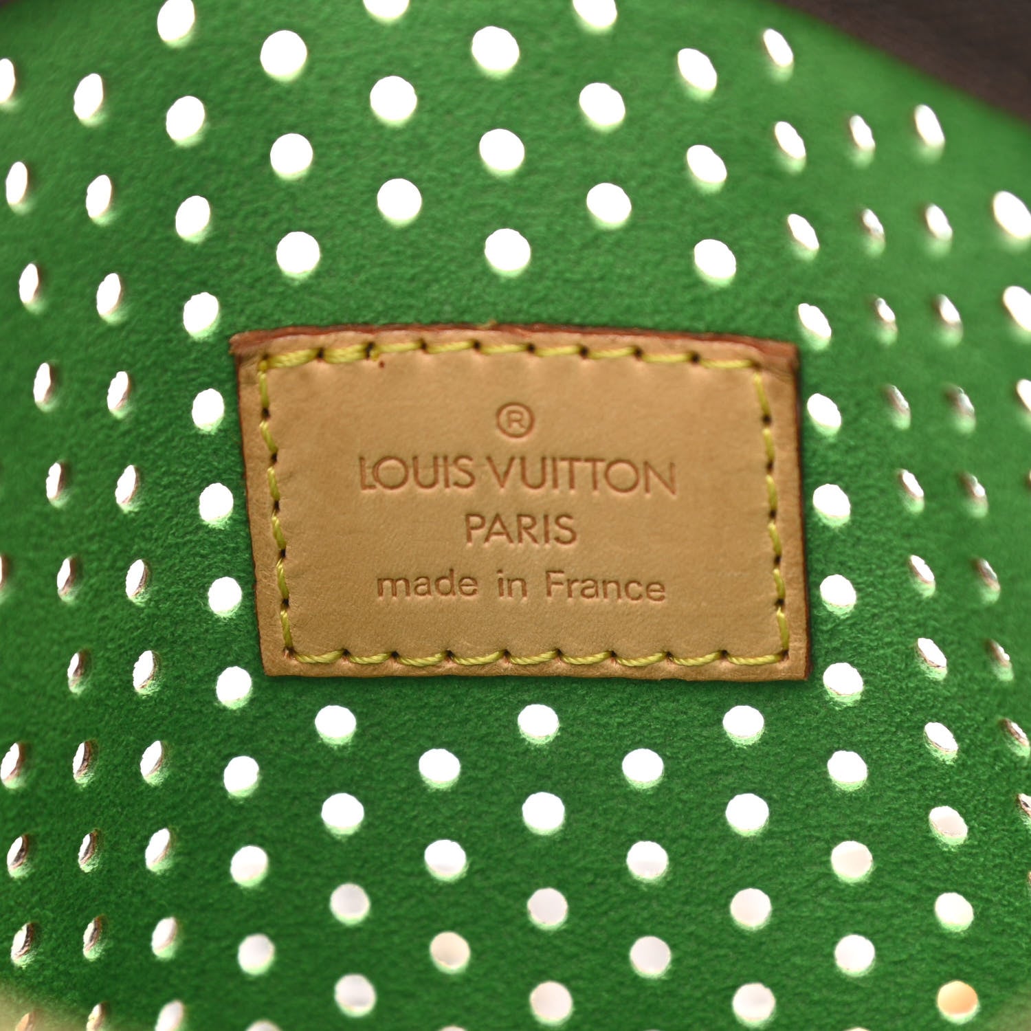 Louis Vuitton Monogram Perforated Speedy 30 Green 6 of 9