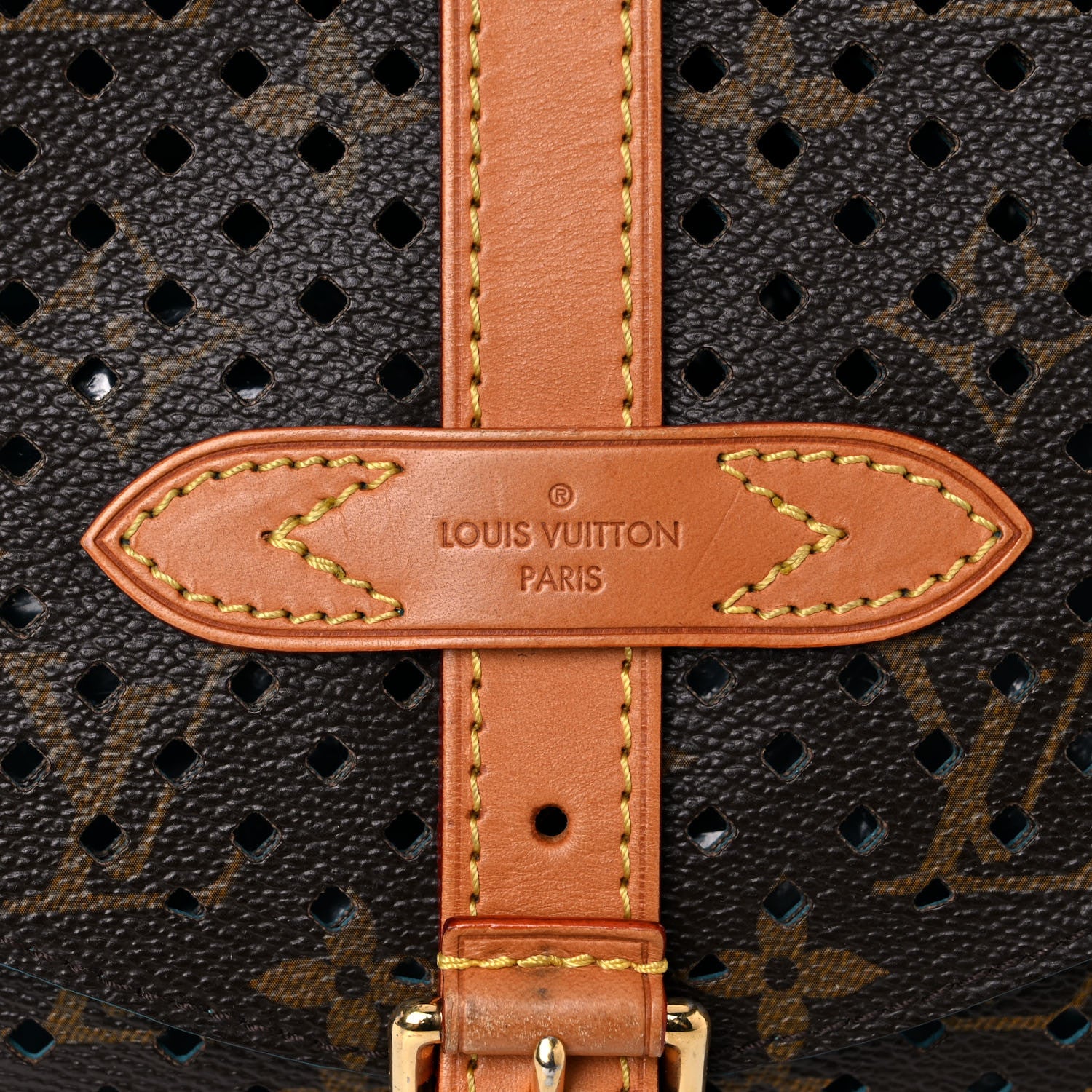Louis Vuitton Monogram SC Flore Saumur Teal 11 of 17