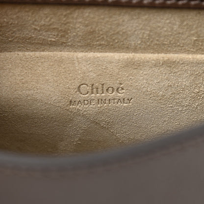 Chloe Calfskin Suede Small Nile Bracelet Bag Greyish Brown 5 of 8