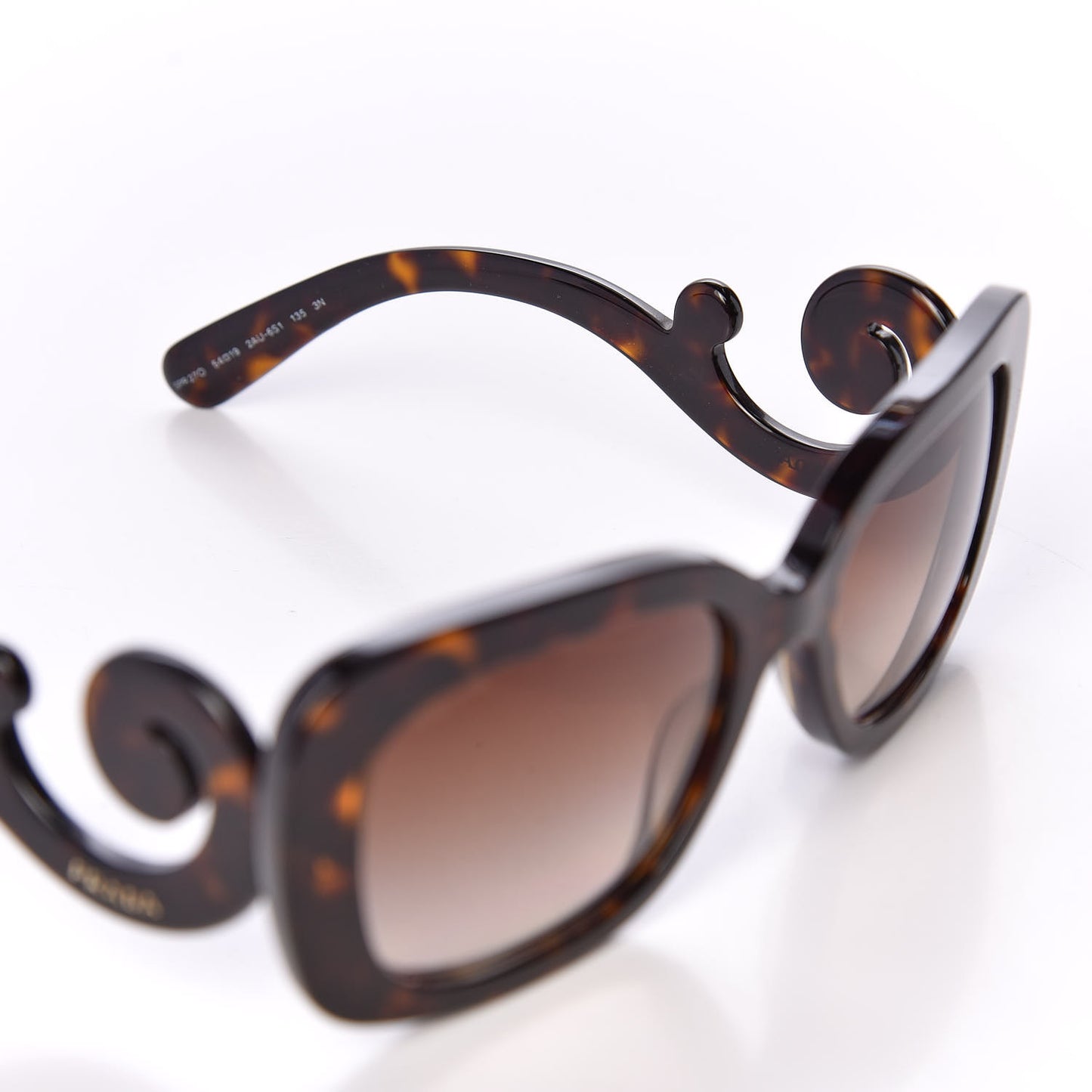Acetate Baroque Sunglasses SPR 27O Tortoise