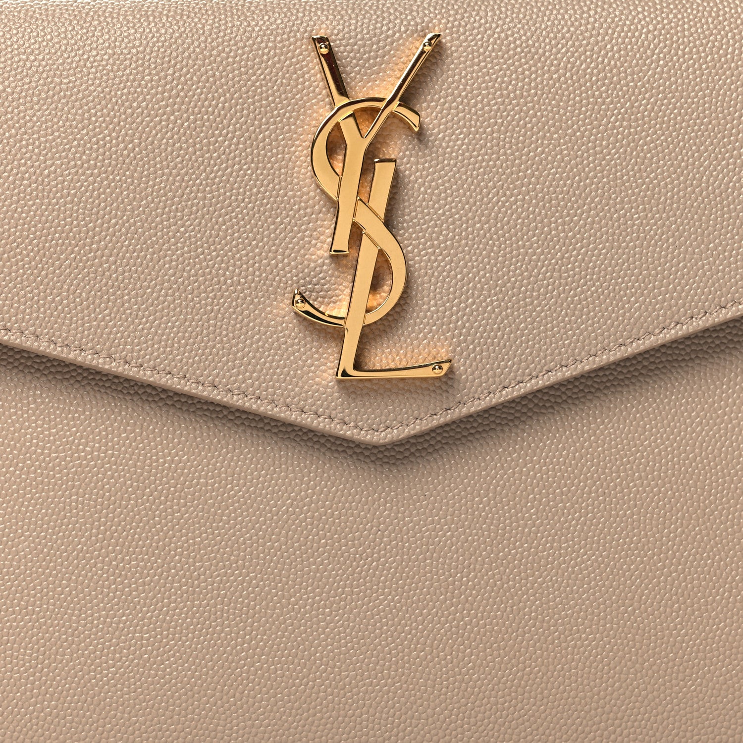 Saint Laurent Grain De Poudre Uptown Pouch Dark Beige 8 of 11