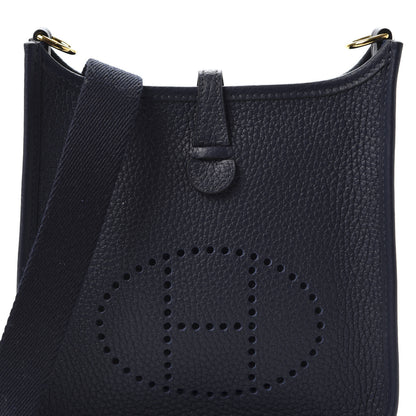 Hermes Taurillon Clemence Evelyne TPM Bleu Nuit 8 of 9