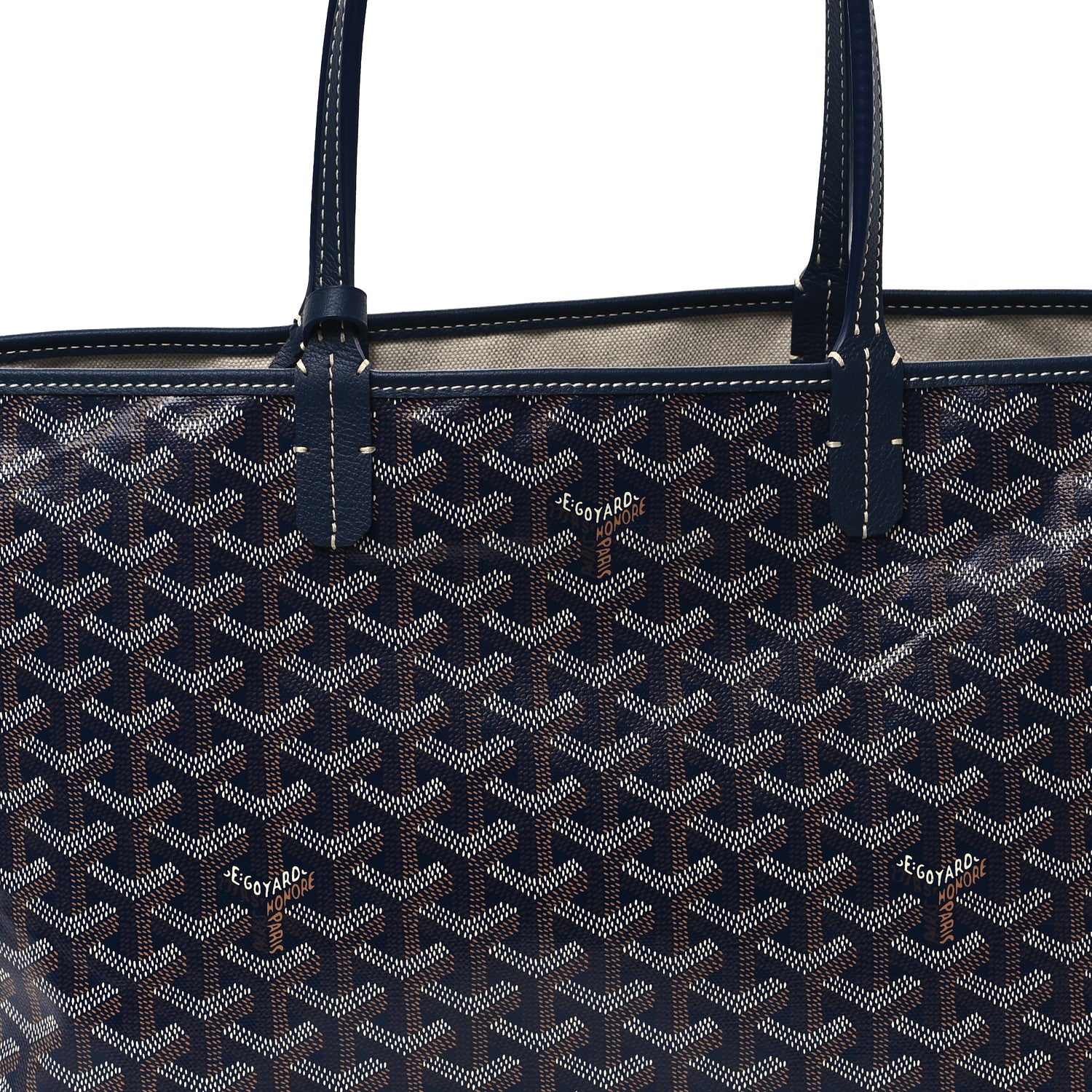 Goyard Goyardine Saint Louis PM Navy 8 of 10