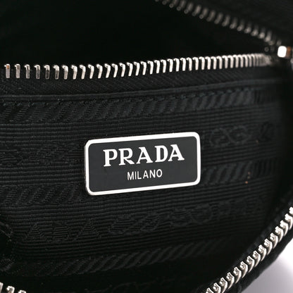Prada Nylon Tessuto Impuntu Quilted Crossbody Bag Black 6 of 11