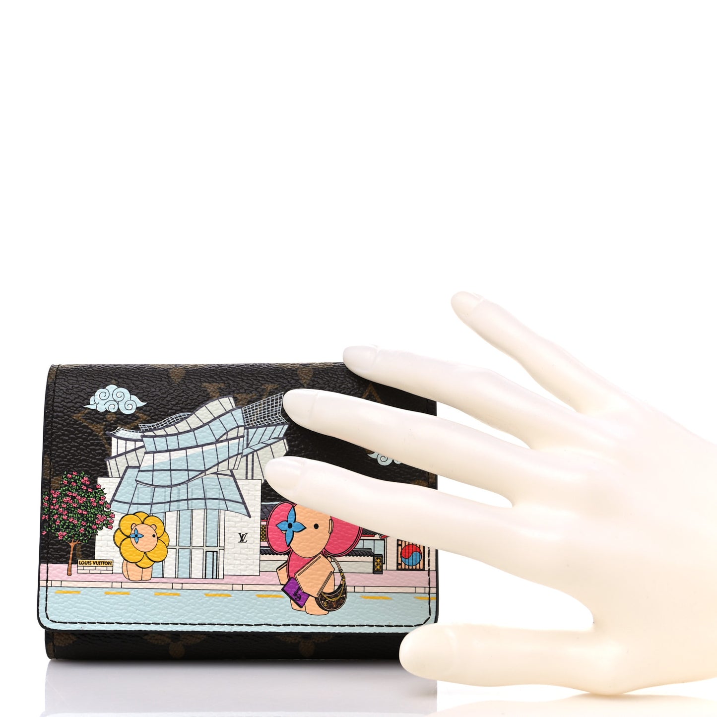 Monogram 2022 Christmas Animation Seoul Victorine Wallet Fuchsia Fuchsia