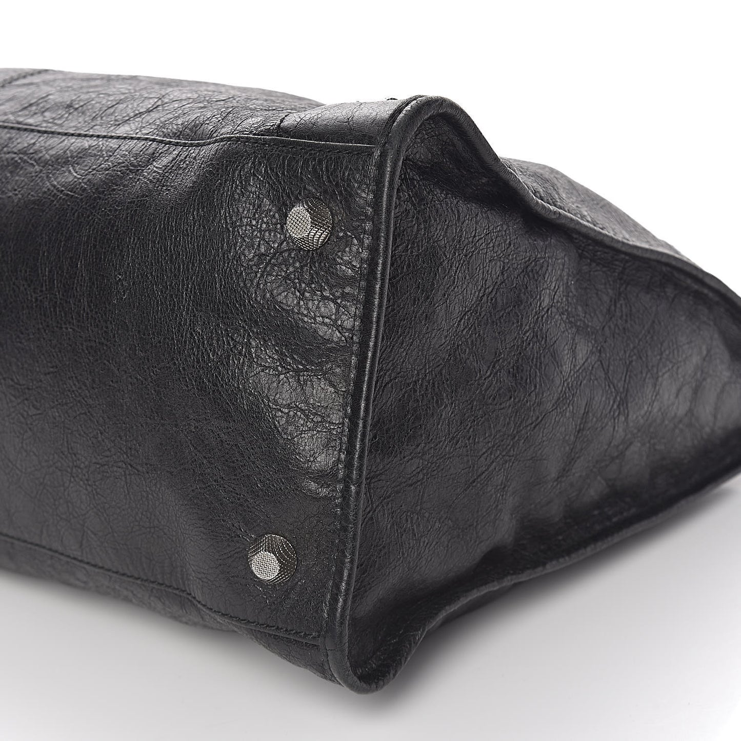 Agneau Giant 12 Silver Hardware Work Black