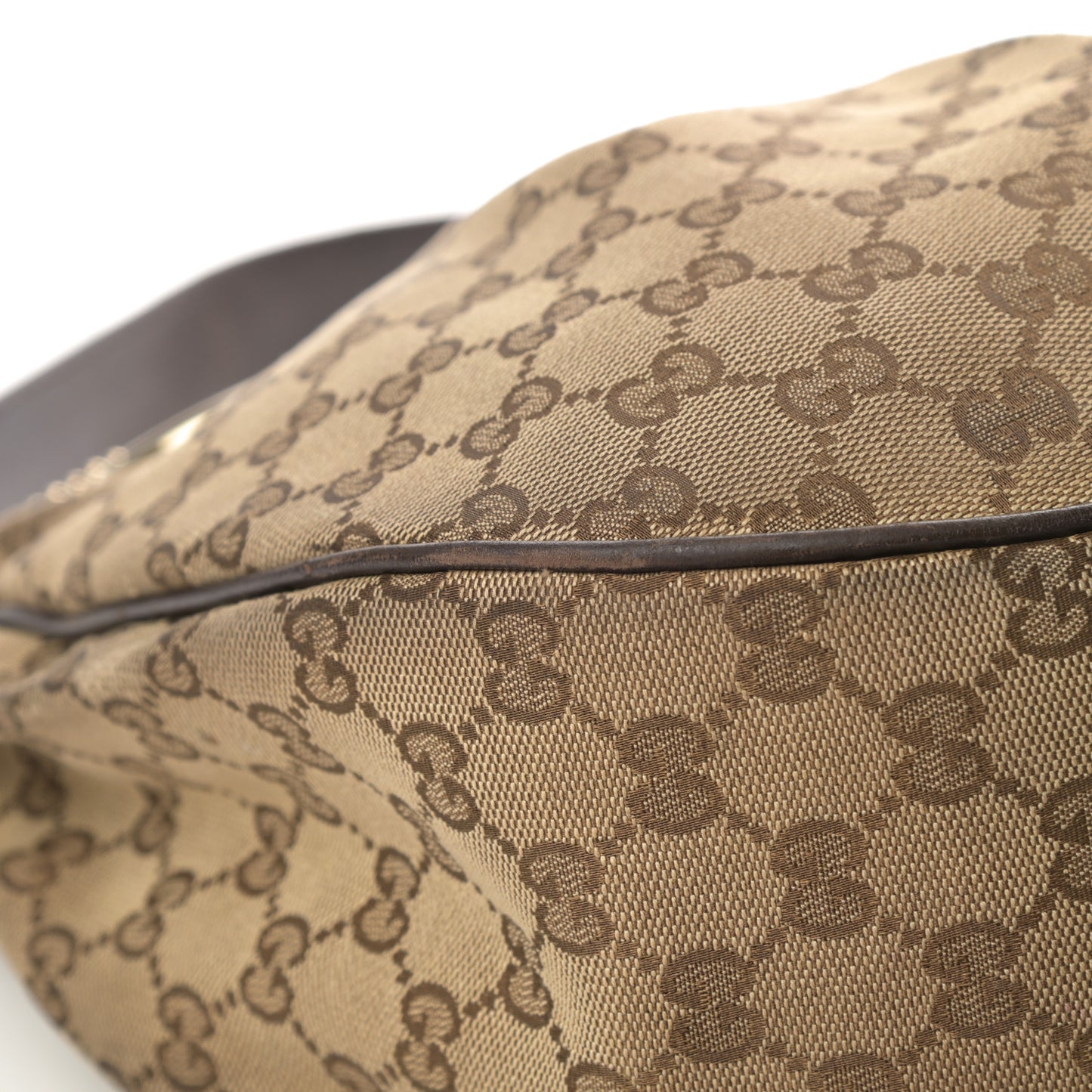 GG Monogram Medium Sukey Hobo Dark Brown