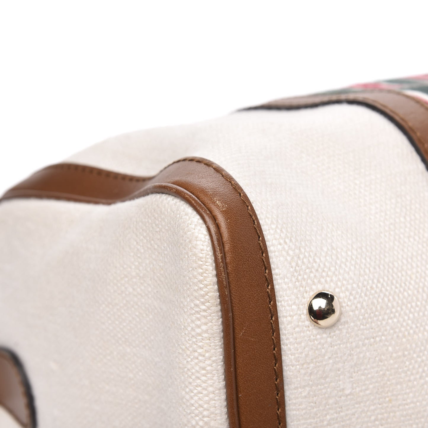 Canvas Vintage Web Medium Boston Off White