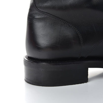 Louis Vuitton Calfskin Wonderland Ranger Boots 39 Black 12 of 14