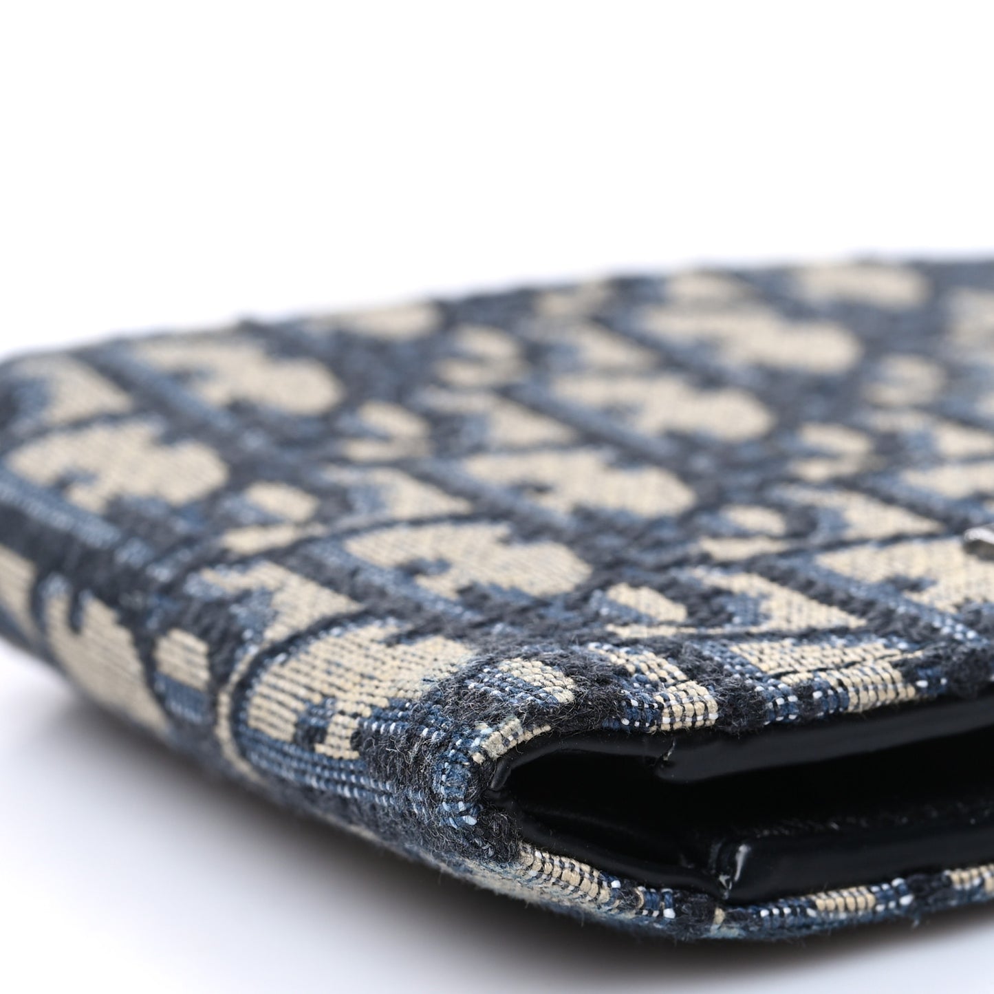 Oblique Bi-Fold Wallet Blue