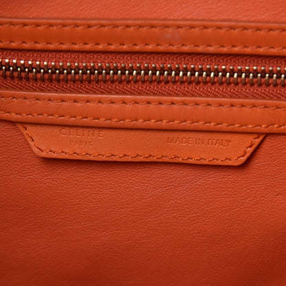 Celine Smooth Calfskin Mini Luggage Bright Orange 7 of 24
