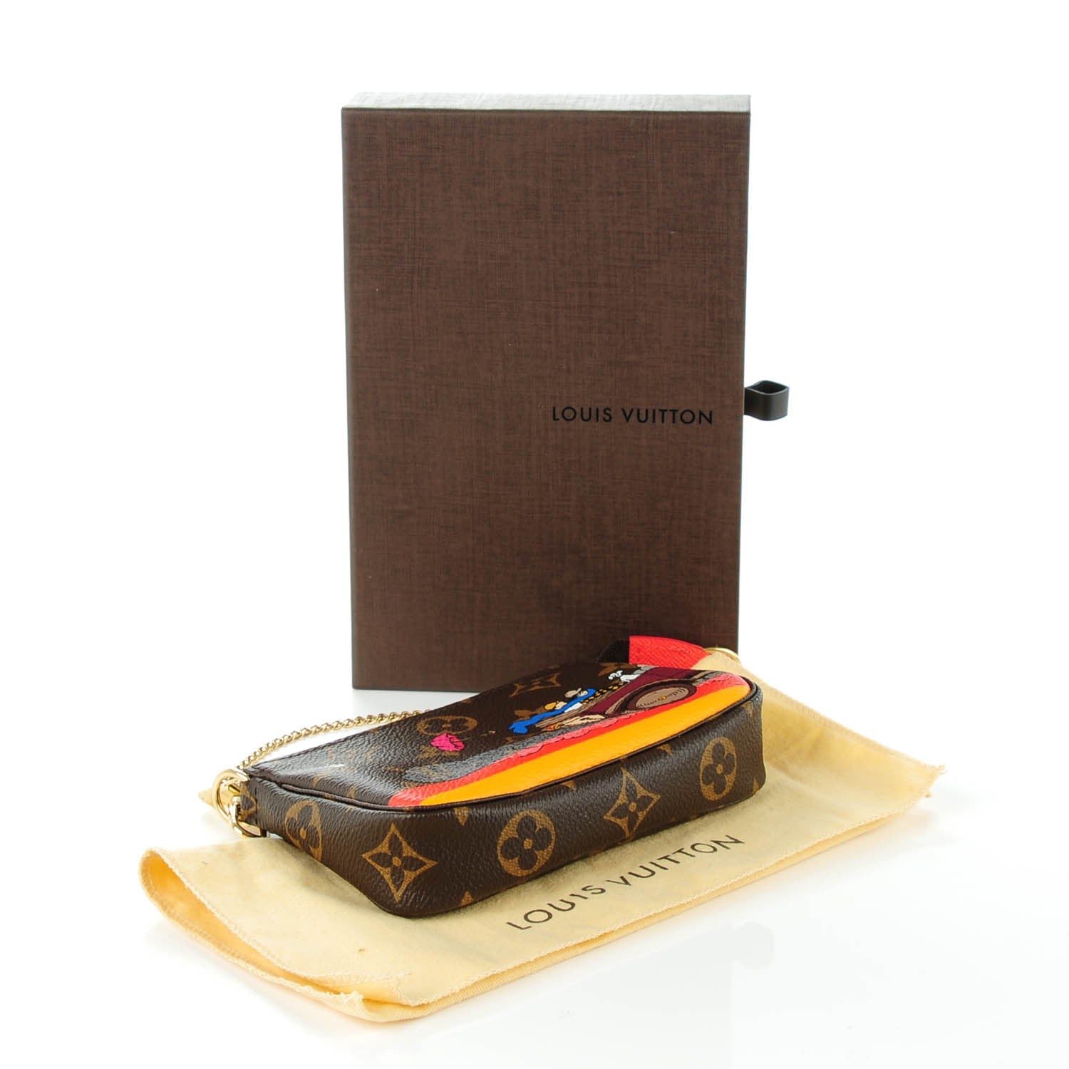 Louis Vuitton Monogram 2015 Christmas Animation Mini Pochette Accessories 4 of 7