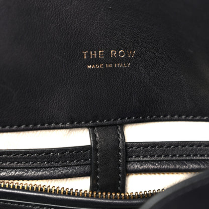 The Row Polished Saddle Calfskin Soft Margaux 15 Black 6 of 9