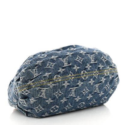 Louis Vuitton Monogram Denim Pleaty Blue 4 of 13