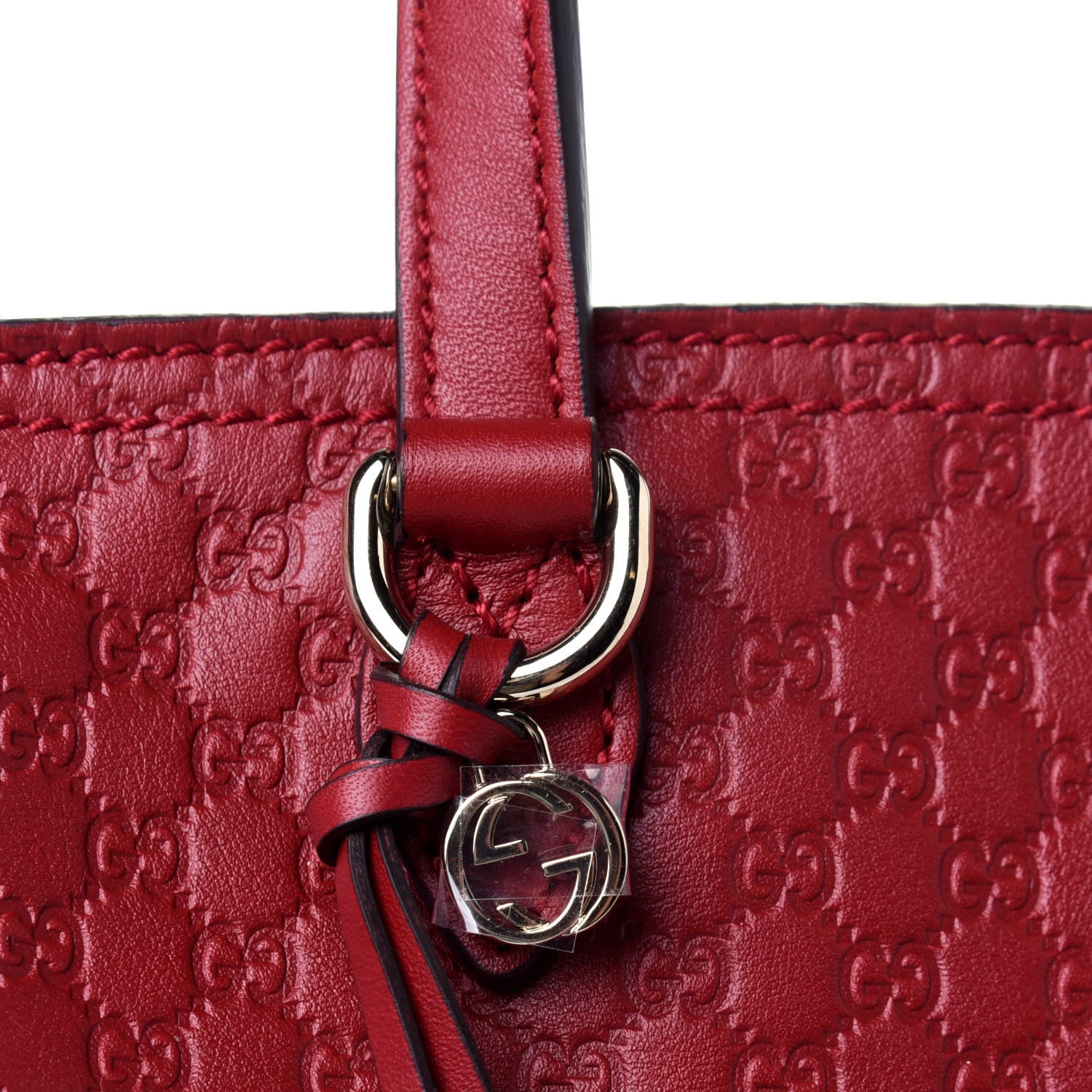 Gucci Microguccissima Small Bree Tote Red 12 of 12