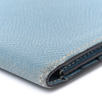 Hermes Epsom MC2 Fleming Long Wallet Blue Jean 9 of 12
