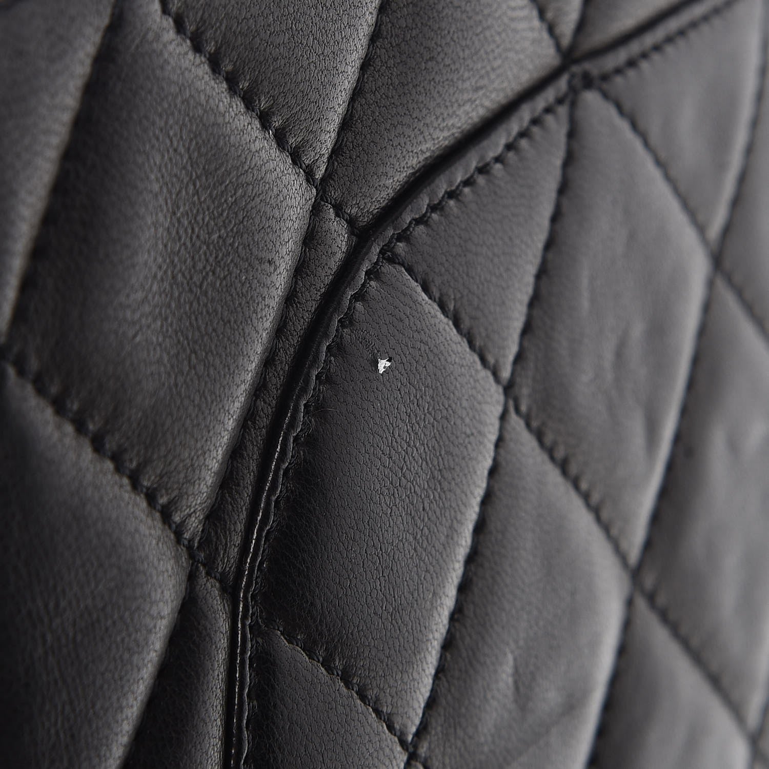 Chanel Lambskin Quilted Medium Double Flap Black 11 of 12