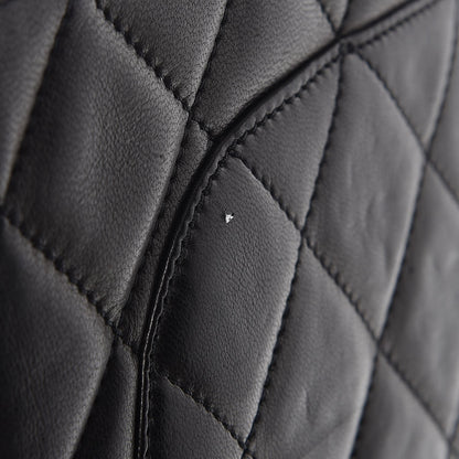 Chanel Lambskin Quilted Medium Double Flap Black 11 of 12