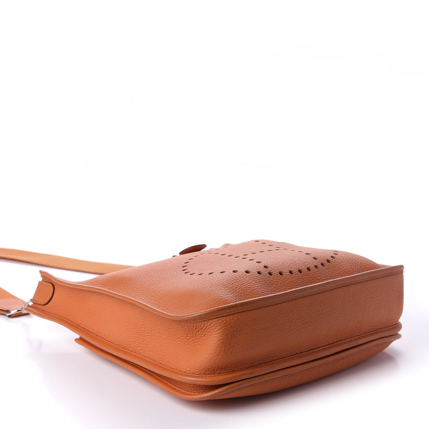 Hermes Taurillon Clemence Evelyne II PM Orange 4 of 11