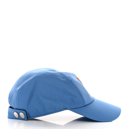 Hermes Stretch Cotton Twill Lambskin Nevada Hello Mr Farrier Hat 57 Méditerranée Orange 4 of 9
